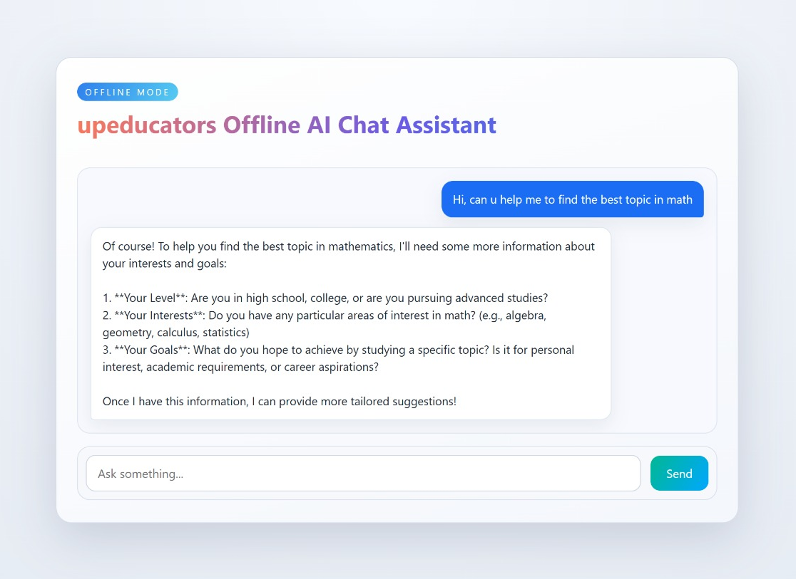 Offline AI Chat Assistant preview